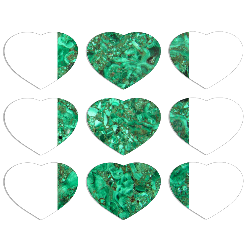 Магнитные фотопазлы Сердце 50 на 50 набор 9 штук 