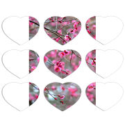 Магнитные фотопазлы Сердце 50 на 50 набор 9 штук 
