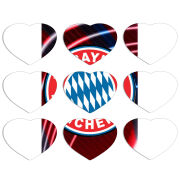 Магнитные фотопазлы Сердце 50 на 50 набор 9 штук 