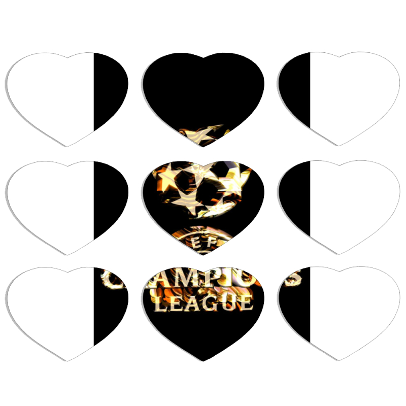 Магнитные фотопазлы Сердце 50 на 50 набор 9 штук 