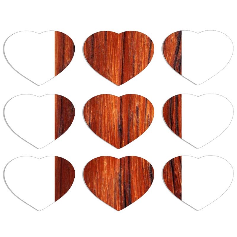 Магнитные фотопазлы Сердце 50 на 50 набор 9 штук 