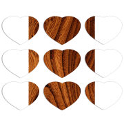 Магнитные фотопазлы Сердце 50 на 50 набор 9 штук 
