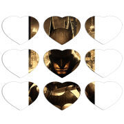 Магнитные фотопазлы Сердце 50 на 50 набор 9 штук 