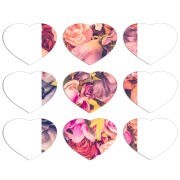 Магнитные фотопазлы Сердце 50 на 50 набор 9 штук 