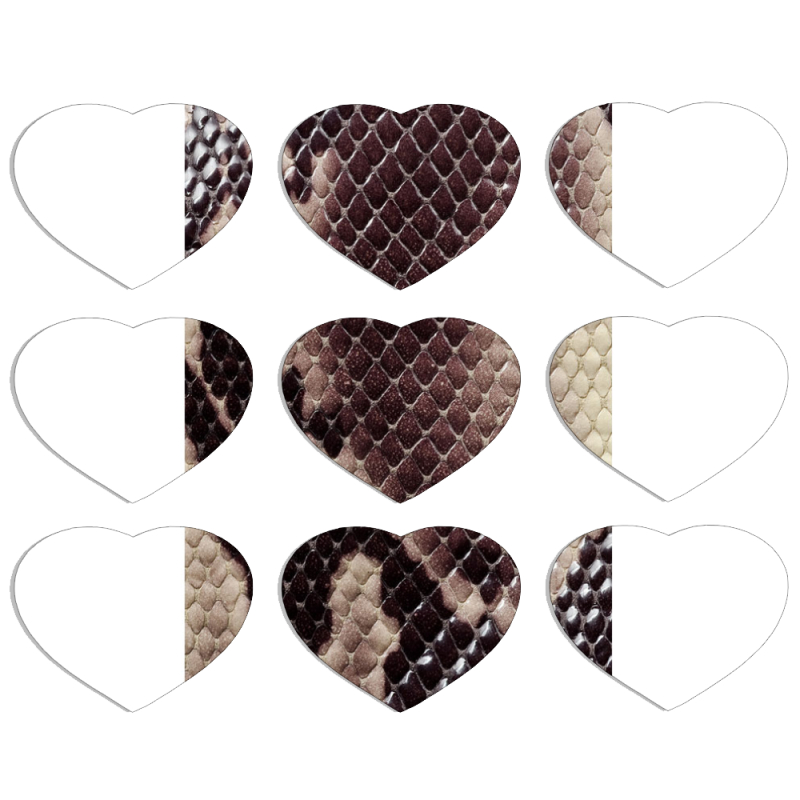 Магнитные фотопазлы Сердце 50 на 50 набор 9 штук 