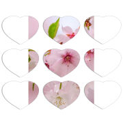 Магнитные фотопазлы Сердце 50 на 50 набор 9 штук 