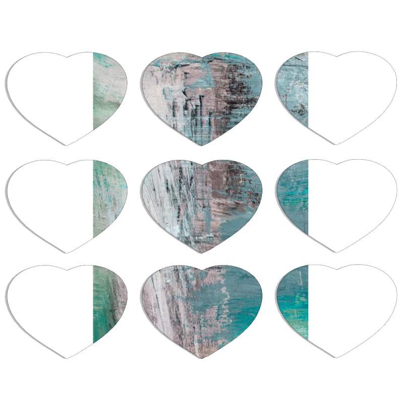 Магнитные фотопазлы Сердце 50 на 50 набор 9 штук 