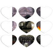 Магнитные фотопазлы Сердце 50 на 50 набор 9 штук 