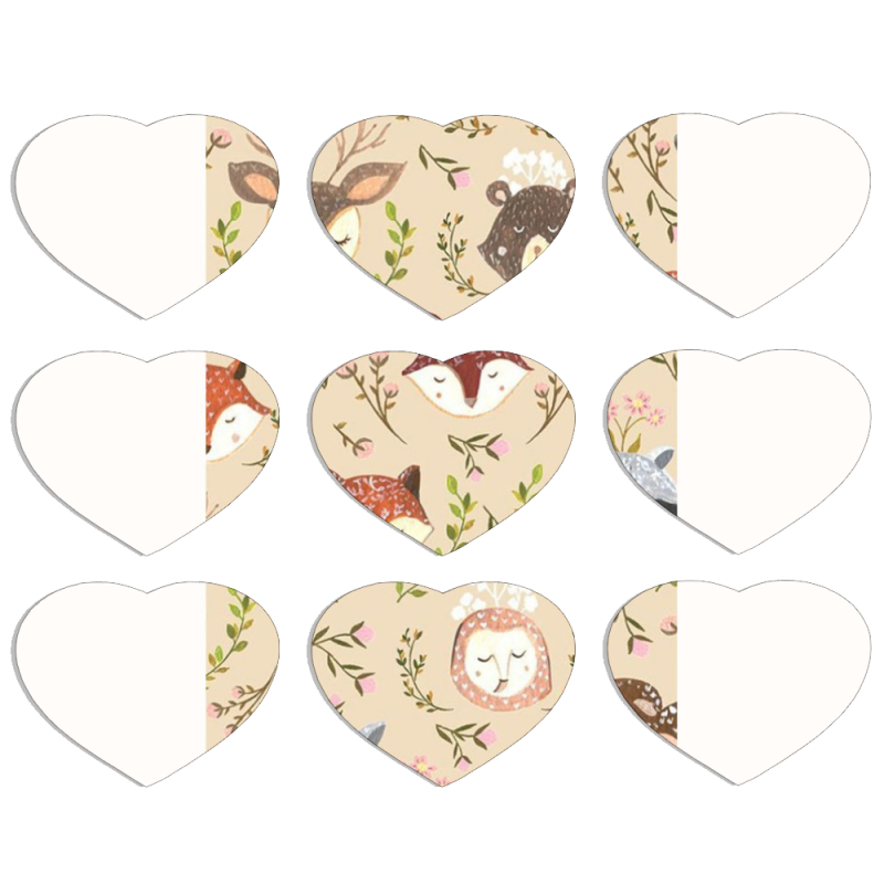 Магнитные фотопазлы Сердце 50 на 50 набор 9 штук 