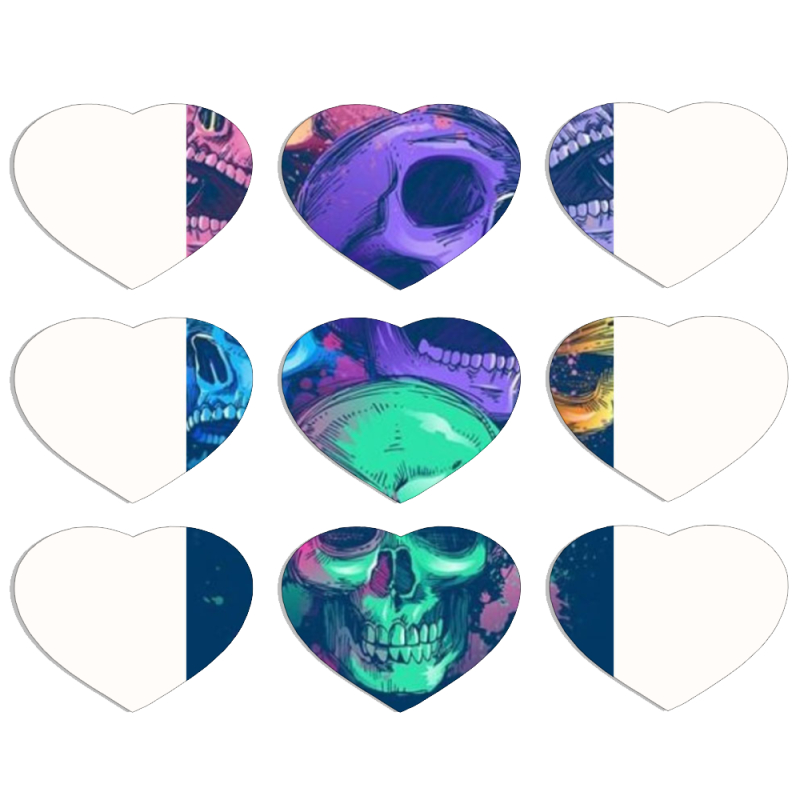 Магнитные фотопазлы Сердце 50 на 50 набор 9 штук 
