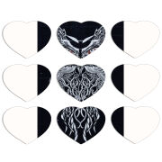 Магнитные фотопазлы Сердце 50 на 50 набор 9 штук 