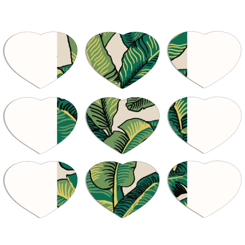 Магнитные фотопазлы Сердце 50 на 50 набор 9 штук 