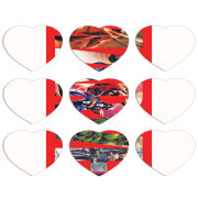 Магнитные фотопазлы Сердце 50 на 50 набор 9 штук 