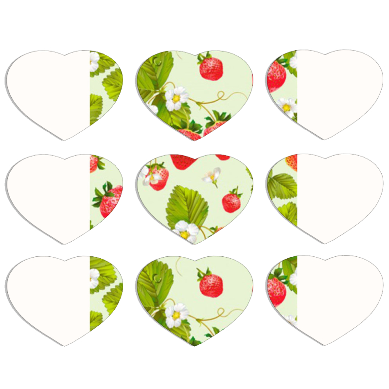 Магнитные фотопазлы Сердце 50 на 50 набор 9 штук 