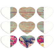 Магнитные фотопазлы Сердце 50 на 50 набор 9 штук 