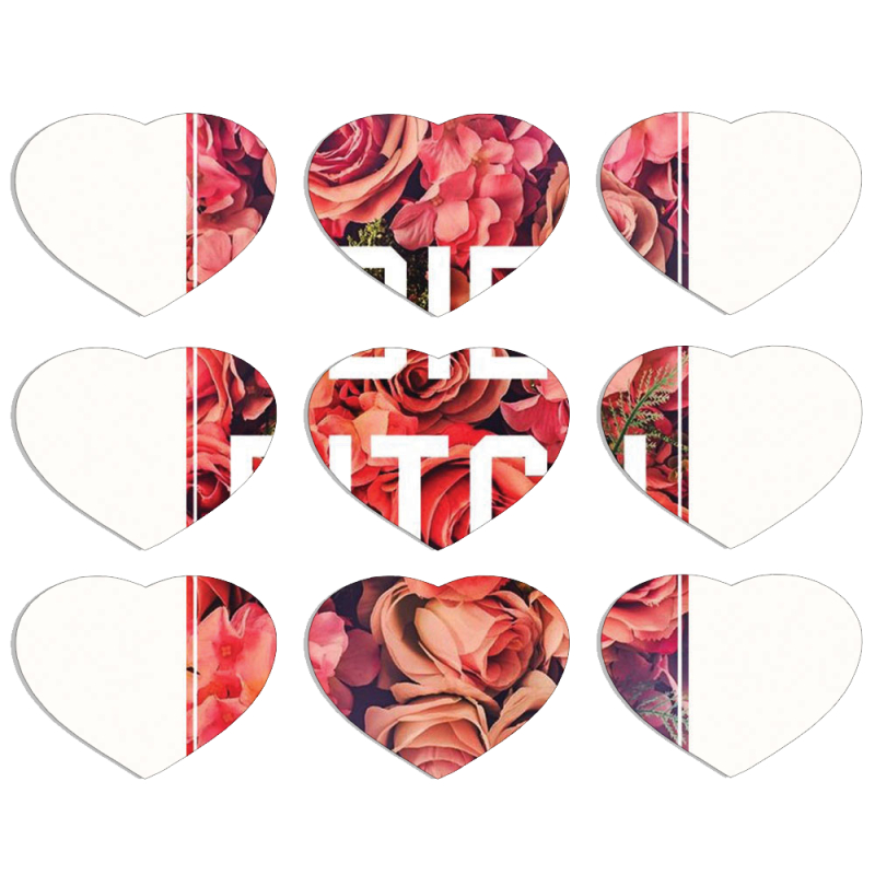 Магнитные фотопазлы Сердце 50 на 50 набор 9 штук 