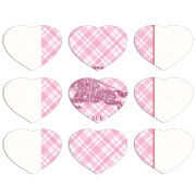 Магнитные фотопазлы Сердце 50 на 50 набор 9 штук 