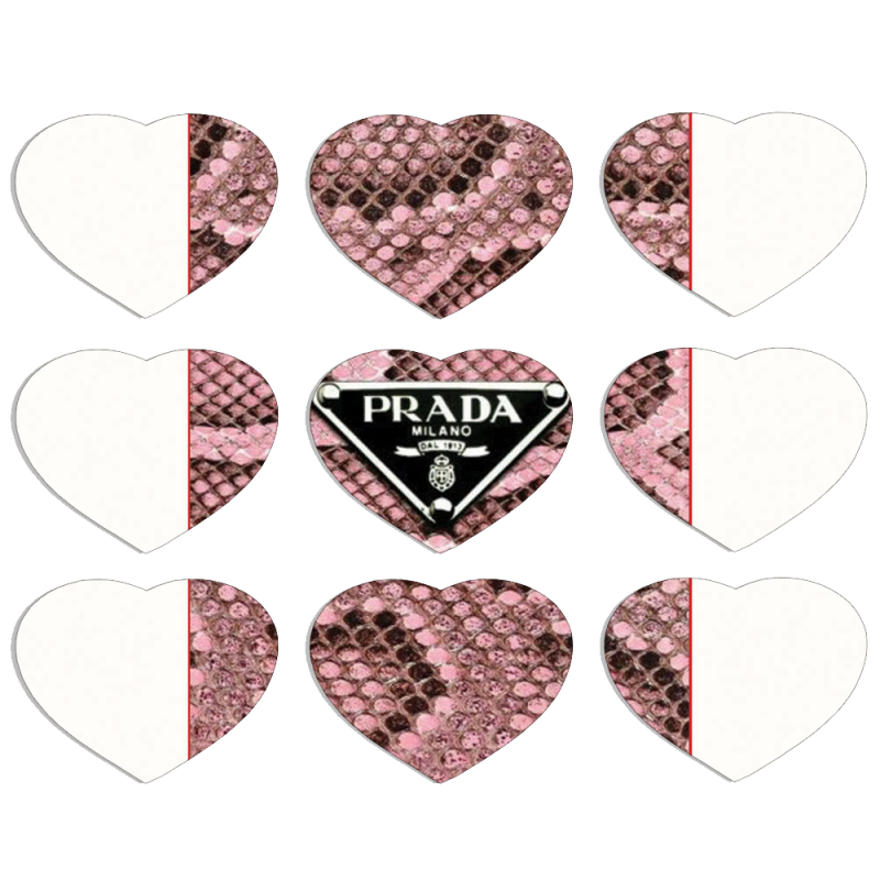 Магнитные фотопазлы Сердце 50 на 50 набор 9 штук 