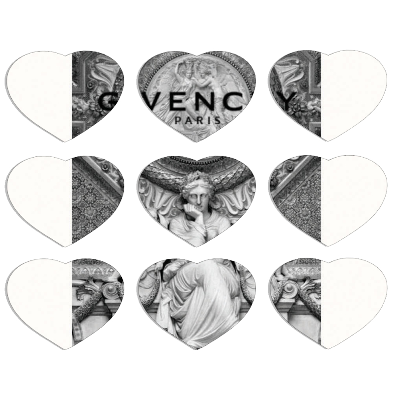 Магнитные фотопазлы Сердце 50 на 50 набор 9 штук 