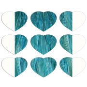 Магнитные фотопазлы Сердце 50 на 50 набор 9 штук 