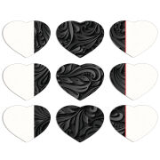 Магнитные фотопазлы Сердце 50 на 50 набор 9 штук 