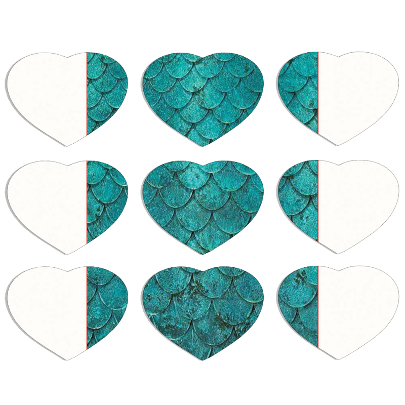 Магнитные фотопазлы Сердце 50 на 50 набор 9 штук 