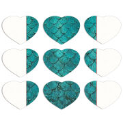 Магнитные фотопазлы Сердце 50 на 50 набор 9 штук 