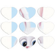 Магнитные фотопазлы Сердце 50 на 50 набор 9 штук Rabbit