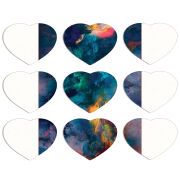 Магнитные фотопазлы Сердце 50 на 50 набор 9 штук 
