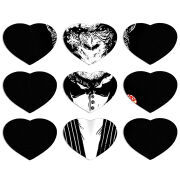 Магнитные фотопазлы Сердце 50 на 50 набор 9 штук Monkey Don