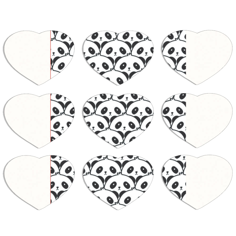 Магнитные фотопазлы Сердце 50 на 50 набор 9 штук 