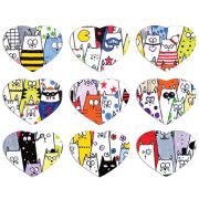 Магнитные фотопазлы Сердце 50 на 50 набор 9 штук 