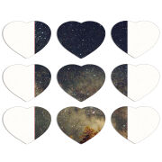 Магнитные фотопазлы Сердце 50 на 50 набор 9 штук 