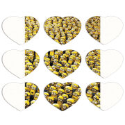 Магнитные фотопазлы Сердце 50 на 50 набор 9 штук 