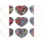 Магнитные фотопазлы Сердце 50 на 50 набор 9 штук 