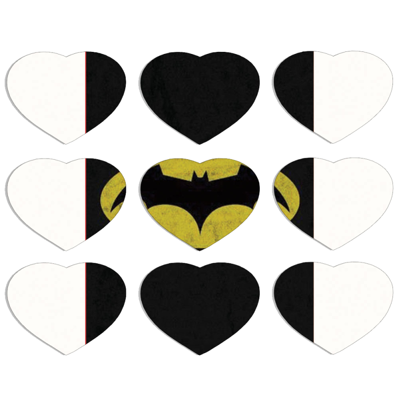 Магнитные фотопазлы Сердце 50 на 50 набор 9 штук 