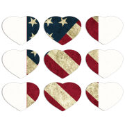 Магнитные фотопазлы Сердце 50 на 50 набор 9 штук USA