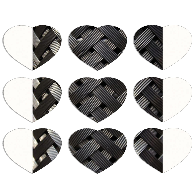 Магнитные фотопазлы Сердце 50 на 50 набор 9 штук 