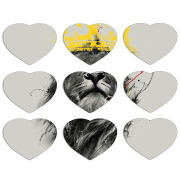 Магнитные фотопазлы Сердце 50 на 50 набор 9 штук 
