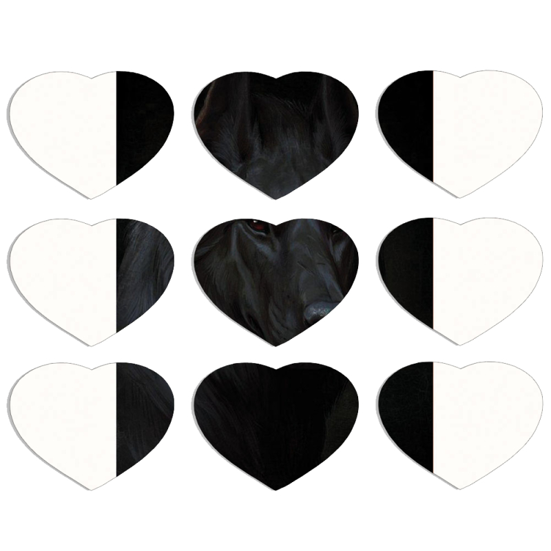 Магнитные фотопазлы Сердце 50 на 50 набор 9 штук 