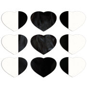 Магнитные фотопазлы Сердце 50 на 50 набор 9 штук 