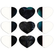 Магнитные фотопазлы Сердце 50 на 50 набор 9 штук 