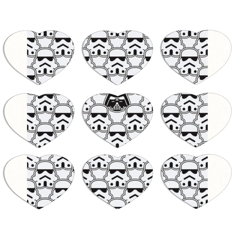 Магнитные фотопазлы Сердце 50 на 50 набор 9 штук 