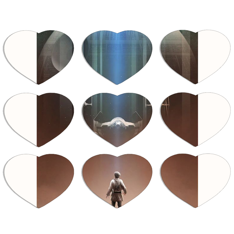Магнитные фотопазлы Сердце 50 на 50 набор 9 штук 