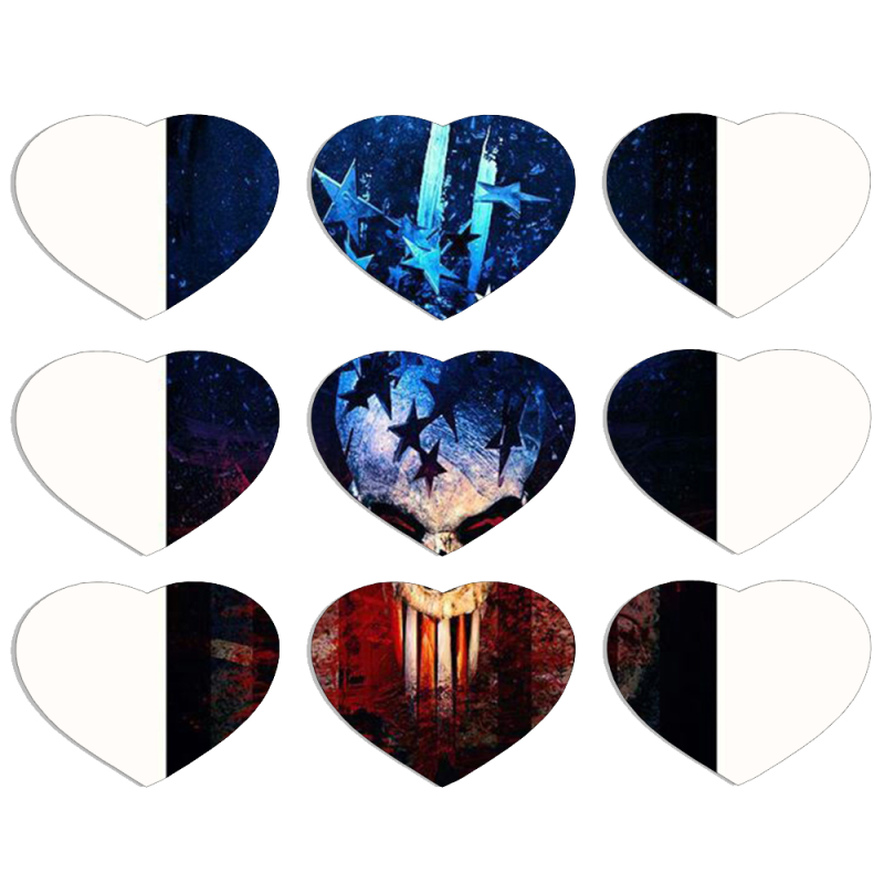 Магнитные фотопазлы Сердце 50 на 50 набор 9 штук 