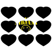 Магнитные фотопазлы Сердце 50 на 50 набор 9 штук NIRVANA