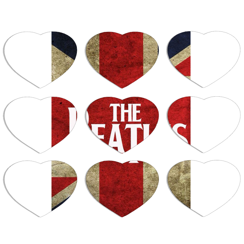 Магнитные фотопазлы Сердце 50 на 50 набор 9 штук 