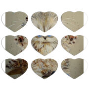 Магнитные фотопазлы Сердце 50 на 50 набор 9 штук 