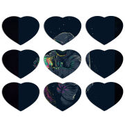 Магнитные фотопазлы Сердце 50 на 50 набор 9 штук 