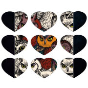 Магнитные фотопазлы Сердце 50 на 50 набор 9 штук 